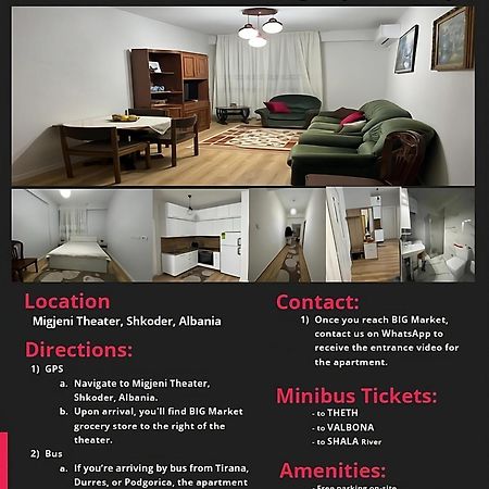 Sala Apartment Shkodër Dış mekan fotoğraf